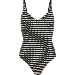 Seafolly - Women's Mesh Effect V Neck One Piece - Badeanzug