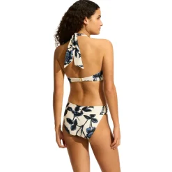 Seafolly - Women's Rococo Twist Band Mini Hipster - Bikini-Bottom Black