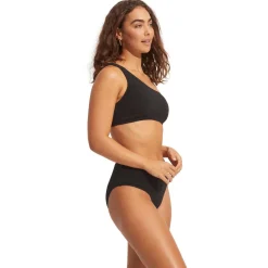 Seafolly - Women's Sea Dive Wide Side Retro - Bikini-Bottom