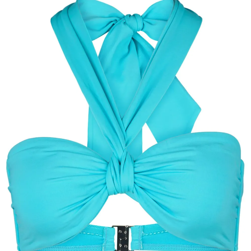 Seafolly - Women's Collective Sash Tie Front Bandeau - Bikini-Top New