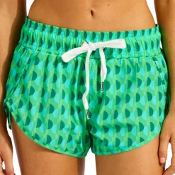 Seafolly - Women's Sorrento Boardshort - Boardshorts Vivid Green Clearance