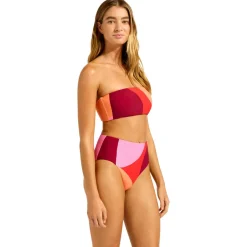 Seafolly - Women's Sorrento Reversible Tube Top - Bikini-Top