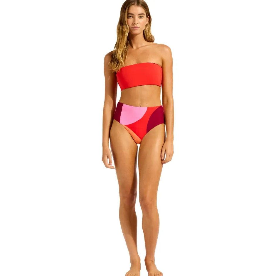 Seafolly - Women's Sorrento Reversible Tube Top - Bikini-Top