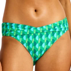 Seafolly - Women's Sorrento Twist Band Mini Hipster Pant - Bikini-Bottom