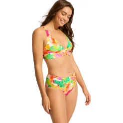 Seafolly - Women's Wonderland Longline Tri - Bikini-Top Fuchsia Rose Outlet