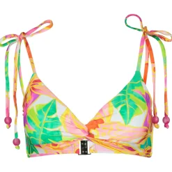 Seafolly - Women's Wonderland TwistedFront Bralette - Bikini-Top Fuchsia Rose Hot