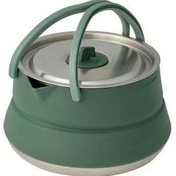 Sea to Summit Trekkingausrüstung|Outdoor-Küche-- Detour Stainless Steel Collapsible Kettle Laurel Wreath Green