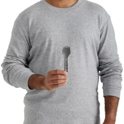 Sea to Summit - Frontier Ultralight Spork Short Handle - Besteck Aluminium Hard Anodised Grey Hot