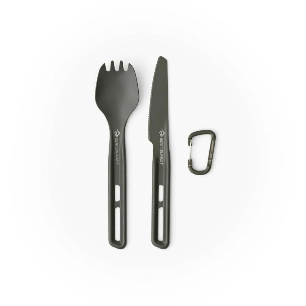 Sea to Summit - Frontier Ultralight Cutlery Set - Besteck-Set Aluminium Hard Anodised Grey Discount