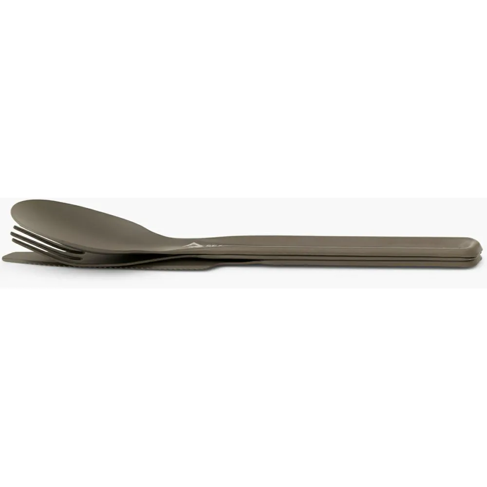Sea to Summit - Frontier Ultralight Cutlery Set - Besteck-Set Aluminium Hard Anodised Grey Discount