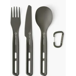 Sea to Summit - Frontier Ultralight Cutlery Set - Besteck-Set Aluminium Hard Anodised Grey Discount