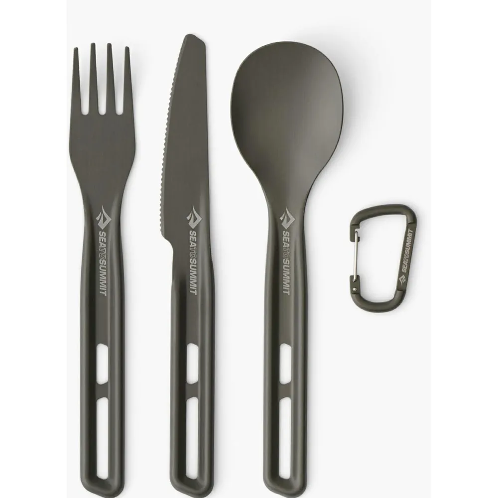 Sea to Summit - Frontier Ultralight Cutlery Set - Besteck-Set Aluminium Hard Anodised Grey Discount
