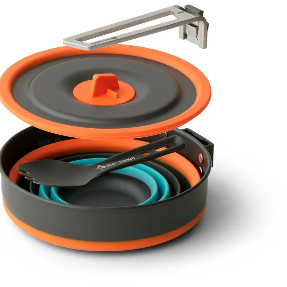 Sea to Summit - Frontier Ultralight Collapsible Pot - Topf Puffin's Bill Orange New