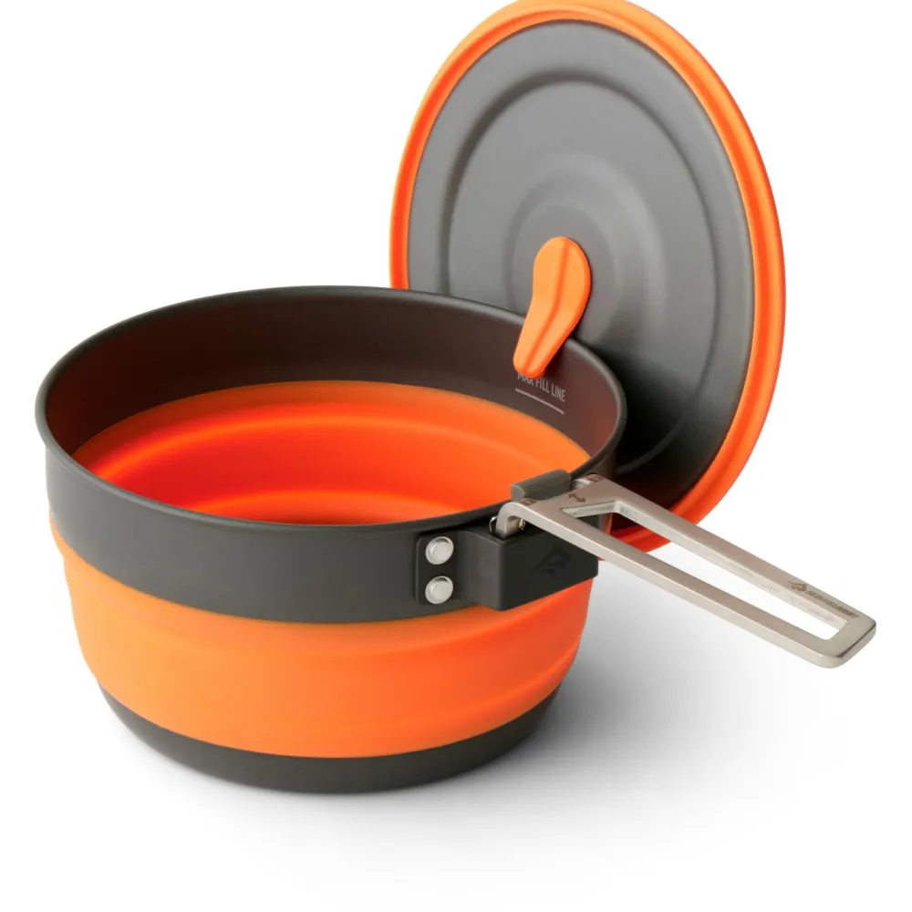 Sea to Summit - Frontier Ultralight Collapsible Pot - Topf Puffin's Bill Orange New