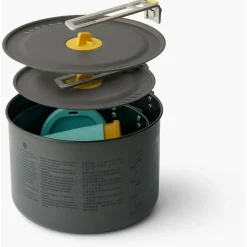 Sea to Summit Trekkingausrüstung|Outdoor-Küche-- Frontier UL Two Pot Cook Set (6 Pieces) - Kochset