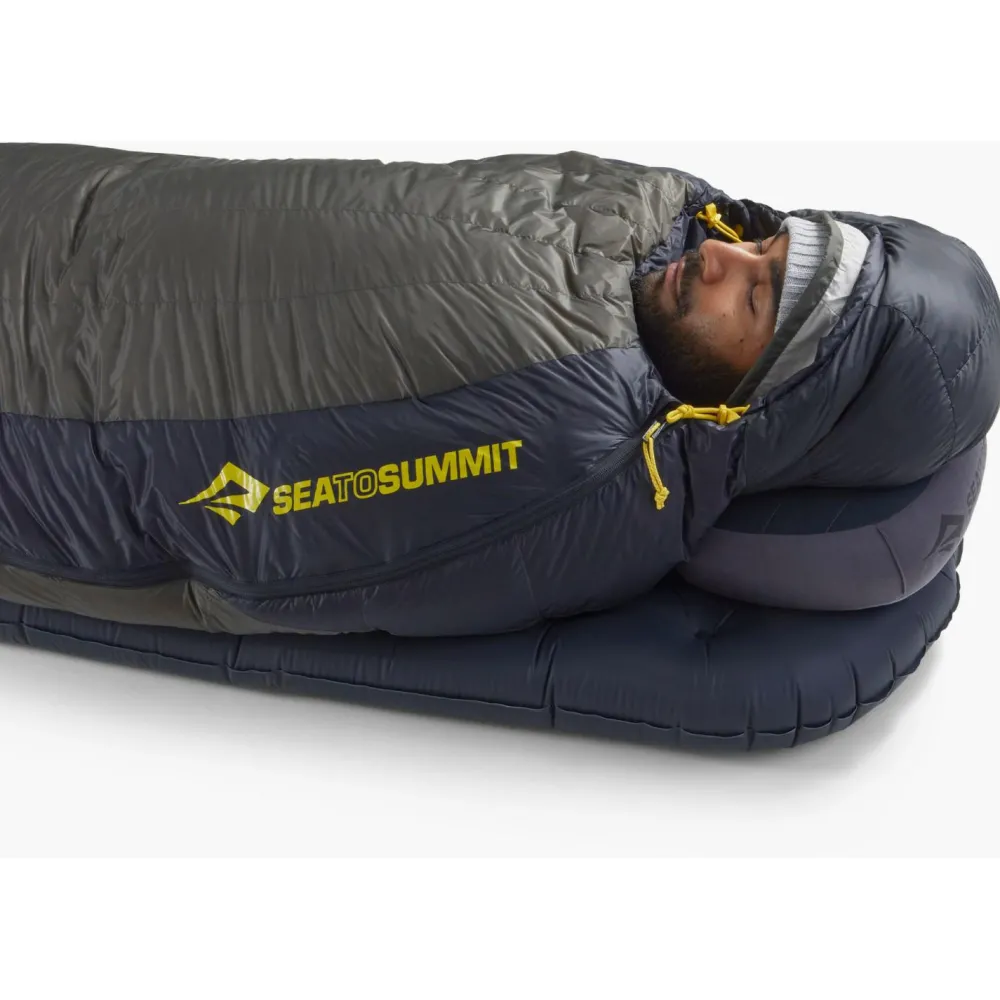 Sea to Summit - Spark Pro -1°C Down Sleeping Bag - Daunenschlafsack Beluga Black Sale