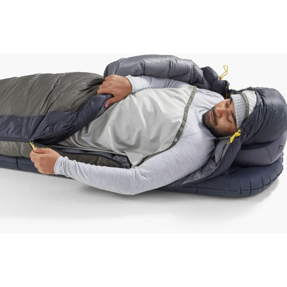 Sea to Summit - Spark Pro -1°C Down Sleeping Bag - Daunenschlafsack Beluga Black Sale
