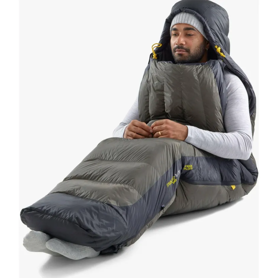Sea to Summit Trekkingausrüstung|Daunenschlafsäcke-- Spark Pro -9°C Down Sleeping Bag - Daunenschlafsack Beluga Black