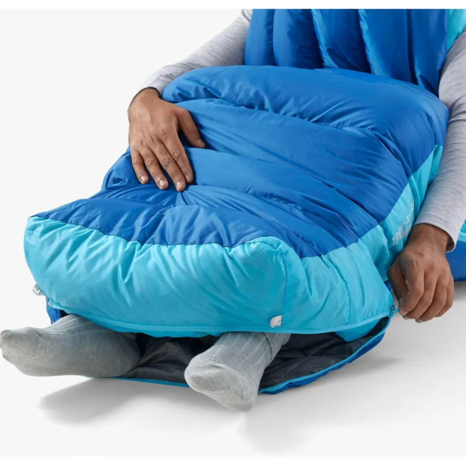Sea to Summit Daunenschlafsäcke-- Trek -1°C Down Sleeping Bag - Daunenschlafsack Snorkel Blue