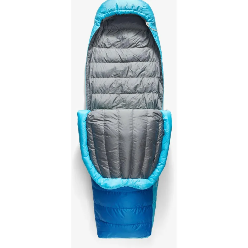 Sea to Summit Daunenschlafsäcke-- Trek -1°C Down Sleeping Bag - Daunenschlafsack Snorkel Blue