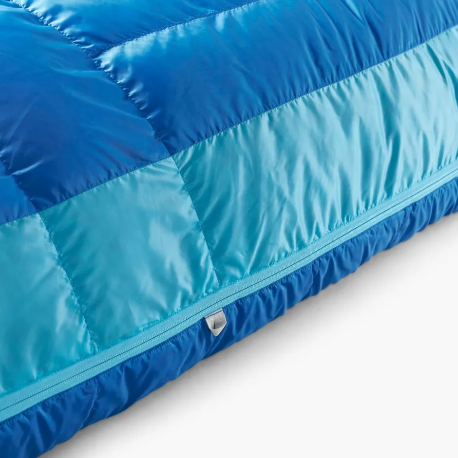 Sea to Summit Daunenschlafsäcke-- Trek -1°C Down Sleeping Bag - Daunenschlafsack Snorkel Blue