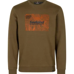 Seeland Pullover & Hoodies|Alltagsbekleidung-- Pulse Sweatshirt - Pullover Dark Olive Melange