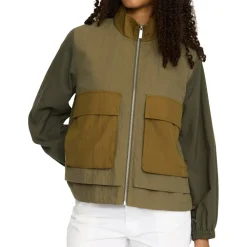Selfhood - Women's Block Jacket - Freizeitjacke Army Online