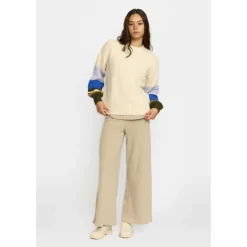 Selfhood Pullover & Hoodies|Alltagsbekleidung-- Women's Striped Mohair Sweater - Pullover