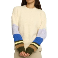 Selfhood Pullover & Hoodies|Alltagsbekleidung-- Women's Striped Mohair Sweater - Pullover