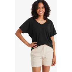 - Woen' Jutnu V-Neck Tee - T-hirt < Sherpa