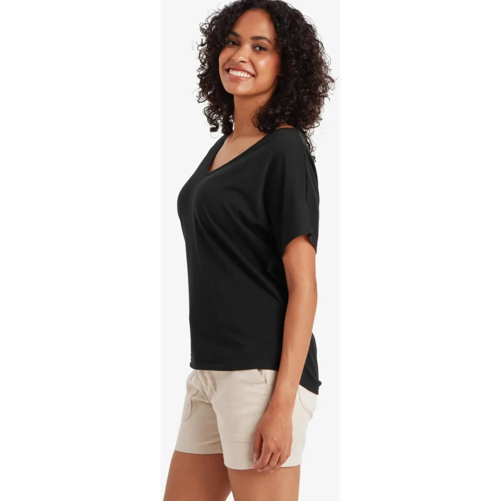 - Woen' Jutnu V-Neck Tee - T-hirt < Sherpa