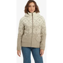 Sherpa Alltagsbekleidung|Jacken-- Women's Kirtipur Sweater - Zip-Hoodie Cream