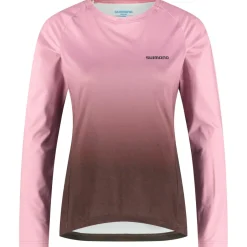 Shimano Fahrradbekleidung|Radtrikots-- Women's Parco L/S Printed Jersey - Radtrikot