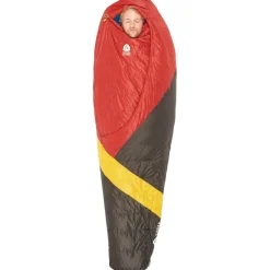 Sierra Designs Daunenschlafsäcke-- Cloud 20 / 800 DriDown - Daunenschlafsack Red / Yellow / Peat