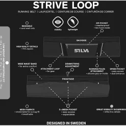 Silva Laufausrüstung|Taschen-- Strive Loop - Hüfttasche Black
