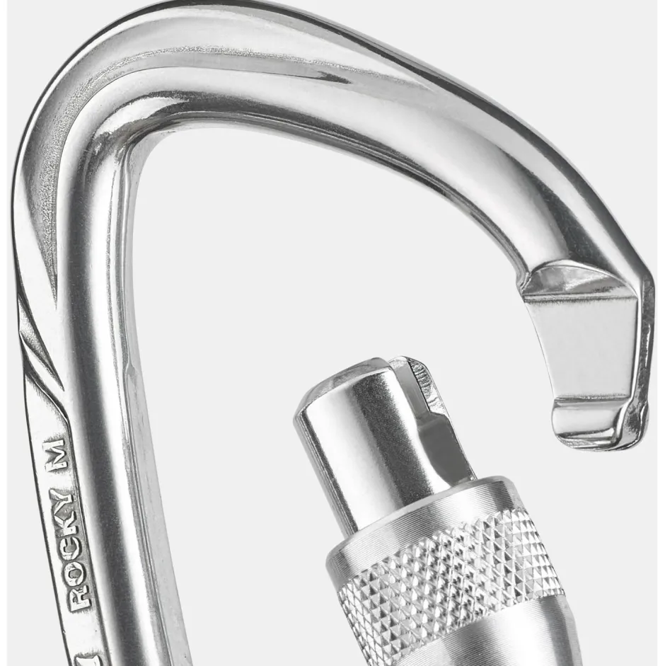 Simond Karabiner & Express-Sets-- Carabiner Rocky Screw - Schraubkarabiner Grey