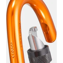 Simond - Carabiner Spider Screw - Schraubkarabiner Orange Hot