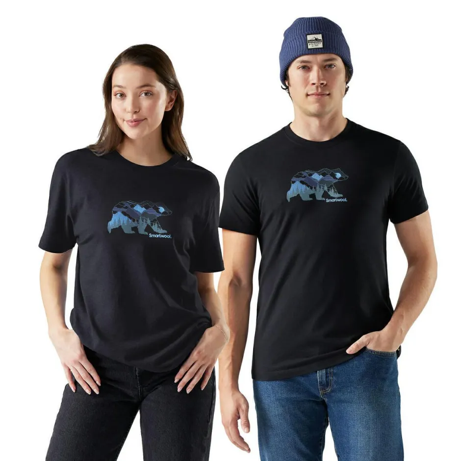Smartwool Wanderbekleidung|T-Shirts-- Bear View Graphic Tee - Merinoshirt