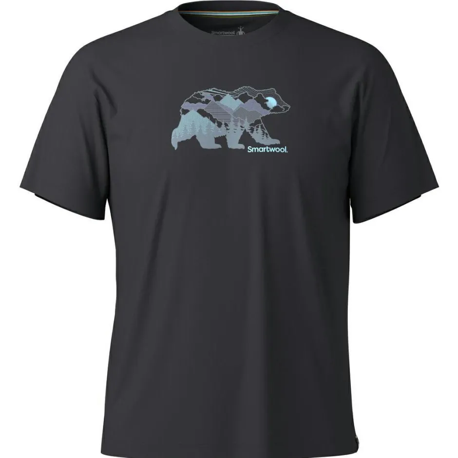 Smartwool Wanderbekleidung|T-Shirts-- Bear View Graphic Tee - Merinoshirt