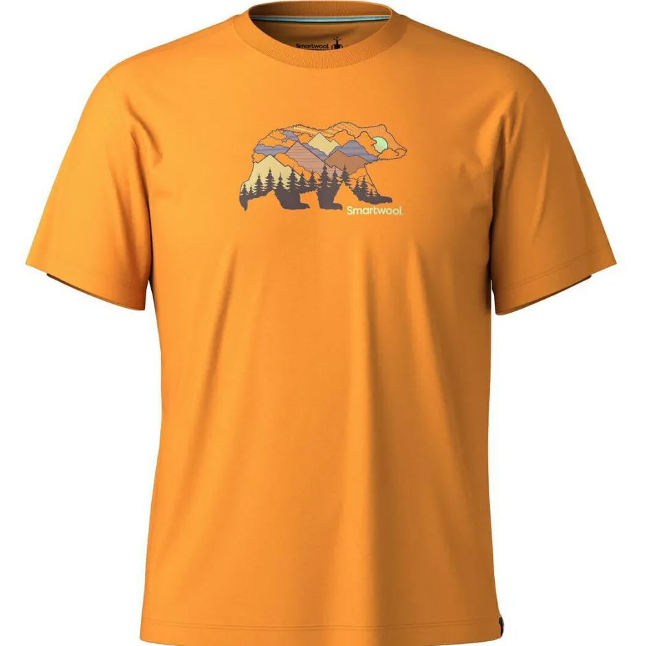 Smartwool Wanderbekleidung|T-Shirts-- Bear View Graphic Tee - Merinoshirt
