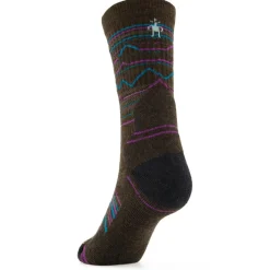 - Hike Light Cushion Mountain Range Pattern Crew - Wandersocken < Smartwool Hot