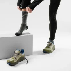 Smartwool - Performance Run Zero Cushion Mid Crew Pattern - Laufsocken Sale