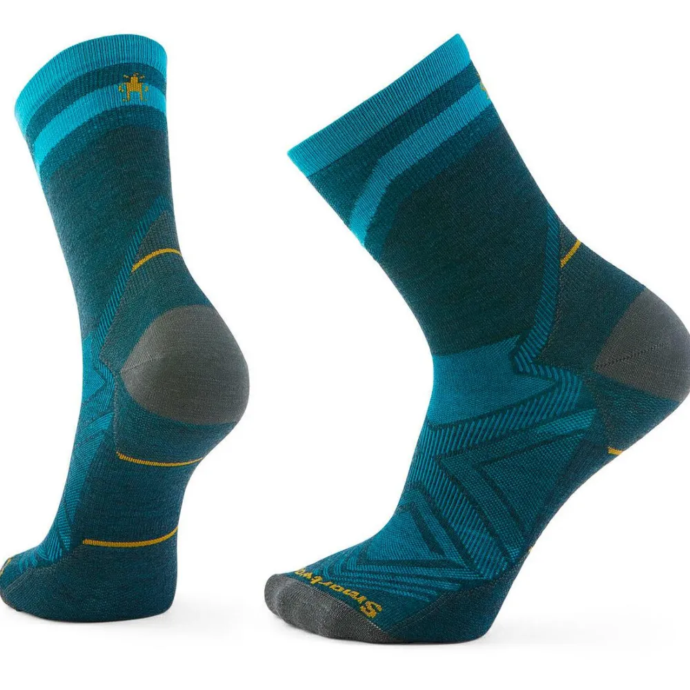 Smartwool - Performance Run Zero Cushion Mid Crew Pattern - Laufsocken Sale