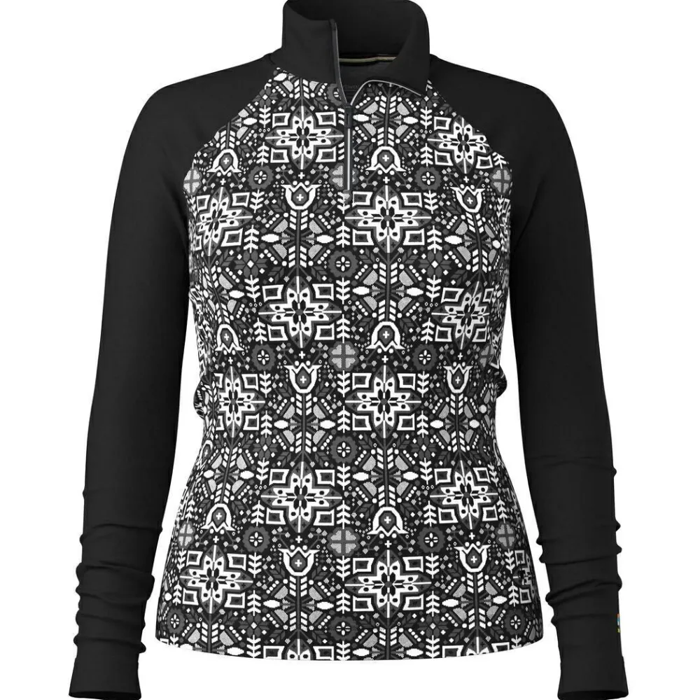 - Woen' Caic Thera erino B 1/4 Zip Boxed - erinounterwäche < Smartwool Online