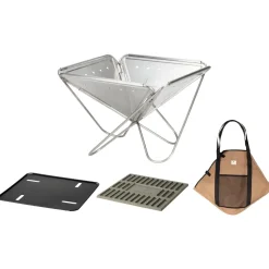 Snow Peak Outdoor-Küche-- Fireplace Starterset - Grill
