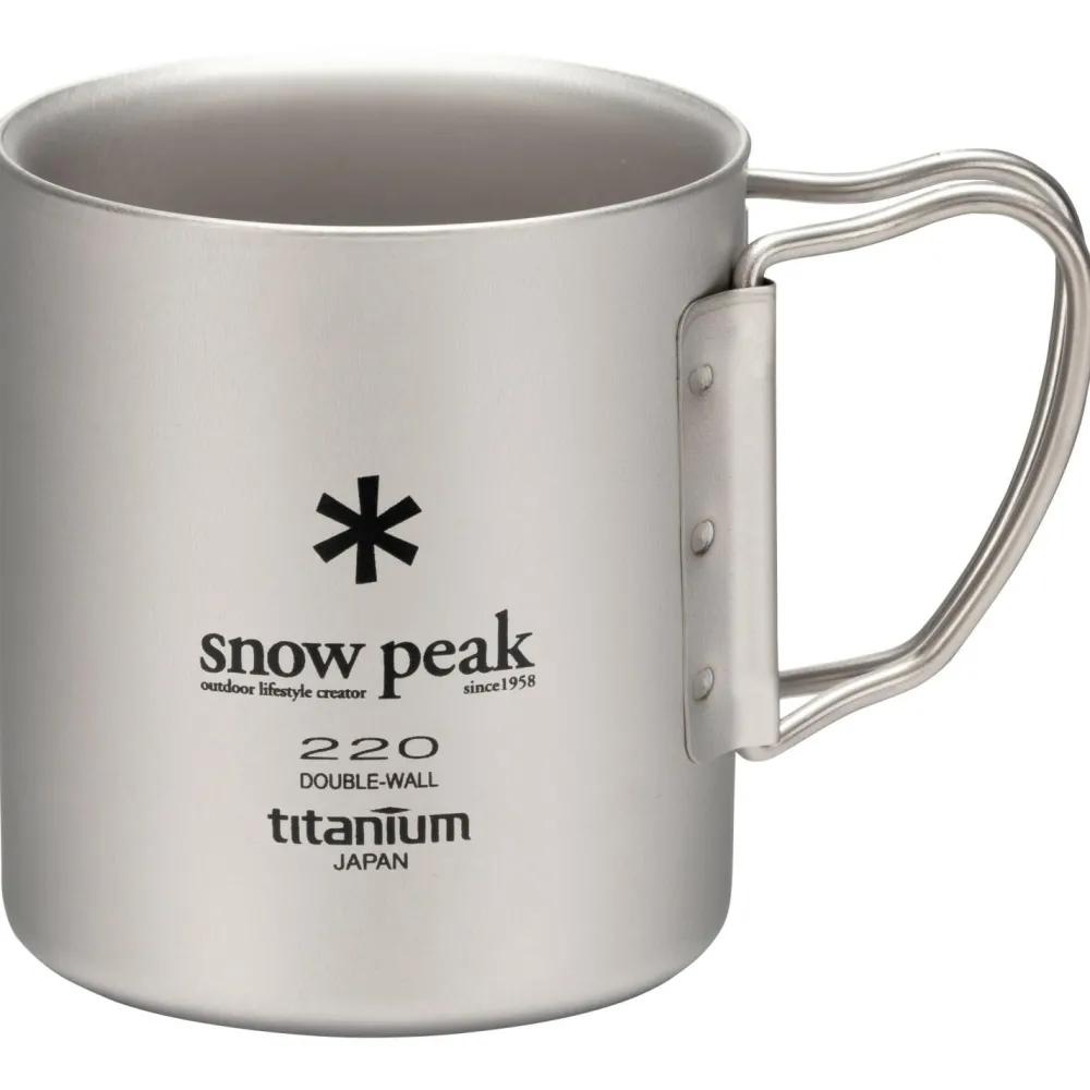 Snow Peak - Double Wall Cup Titanium Hot