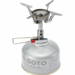 Soto Trekkingausrüstung|Outdoor-Küche-- Amicus W/ Igniter + New River Pot Combo - Gaskocher Silver / Black
