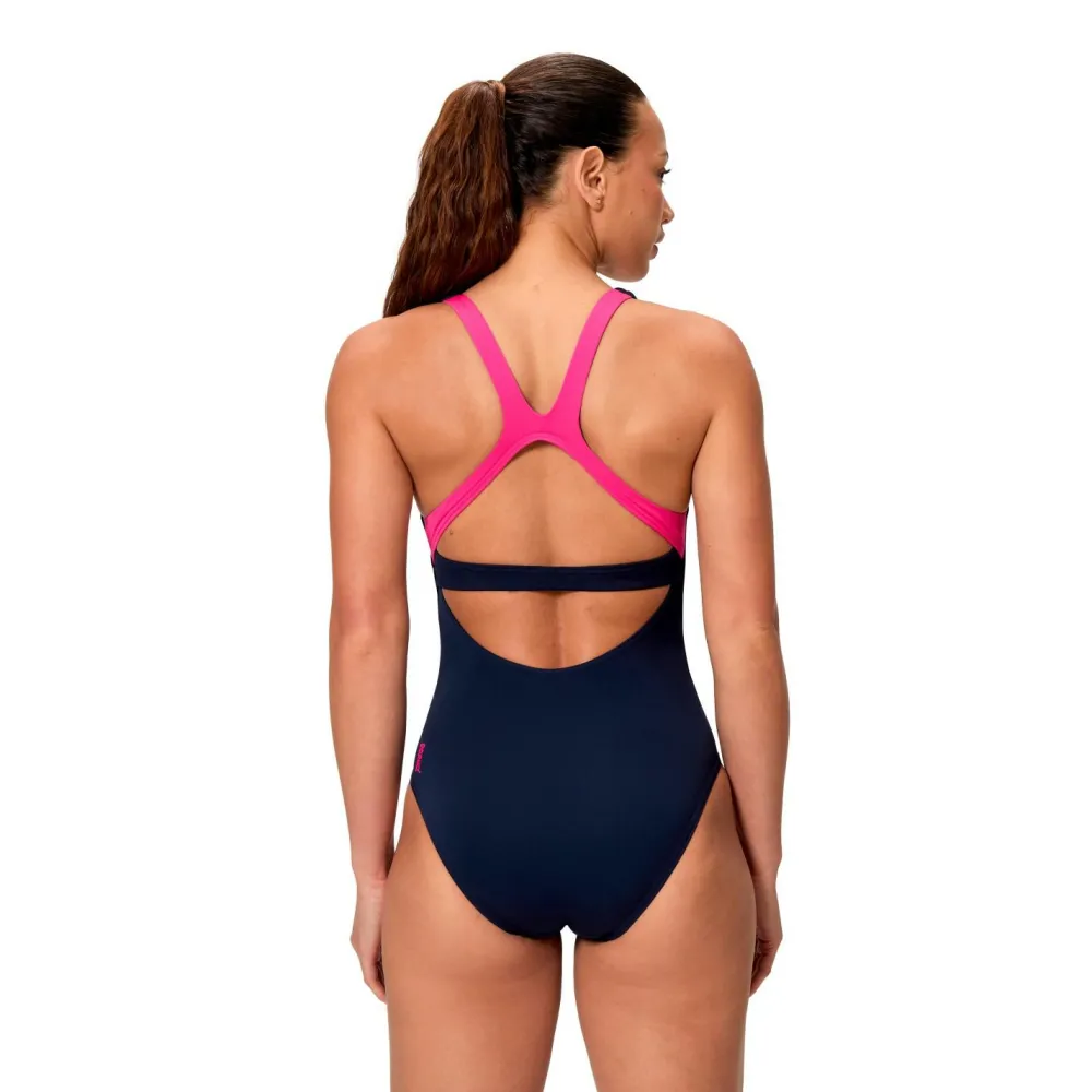 - Women's Solid Flex Band One Piece - Badeanzug < Speedo New