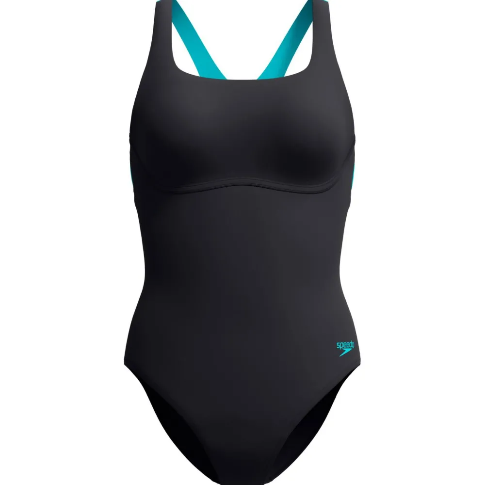 - Women's Solid Flex Band One Piece - Badeanzug < Speedo New