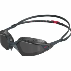 Speedo Brillen-- Aquapulse Pro - Schwimmbrille Oxid Grey / Psycho Red / Smoke